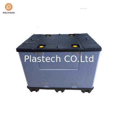 علبة حاويات التخزين HDPE القوية علبة التعبئة والتغليف البلاستيكية المخصصة