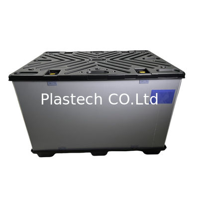 1600x1145x1067mm عبوة الأكمام مع منصات التراكم الحاويات البلاستيكية الشحن