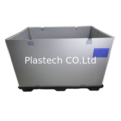 1600x1145x1067mm عبوة الأكمام مع منصات التراكم الحاويات البلاستيكية الشحن