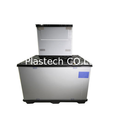 1600x1145x1067mm عبوة الأكمام مع منصات التراكم الحاويات البلاستيكية الشحن