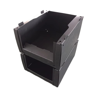 Customized Size Turnover BoxStackable Pick Bins Plastic Warehouse Parts Box