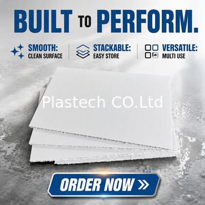 Heavy Duty Honeycomb Floor Protection Board, Anti Scratch Waterproof Impact Resistant Protector Sheet Custom Logo 3mm 5mm